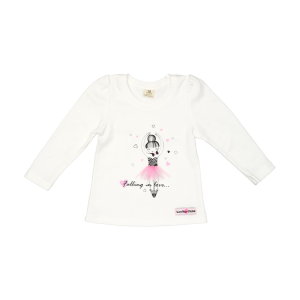 Футболка с длинным рукавом Любимая девочка Футболка с длинным рукавом Любимая девочка