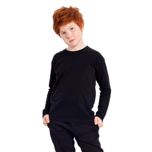 Лонгслив Мама знает как! черный 7+