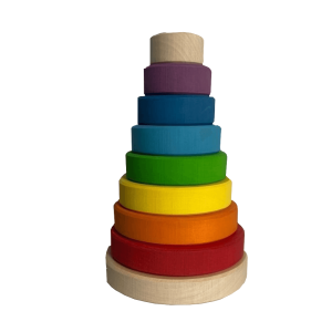 Пирамидка КоТаГрад с колпачком радужная красная