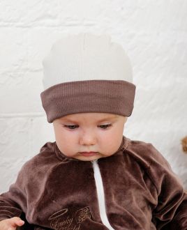 Шапочка Ангелочки молочная