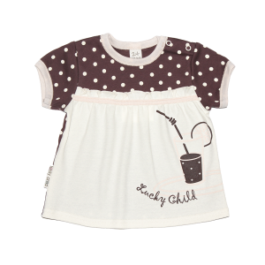 Футболка двухцветная Летнее кафе