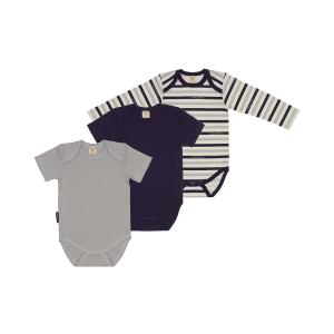 Комплект цветных боди для мальчика 3 шт.