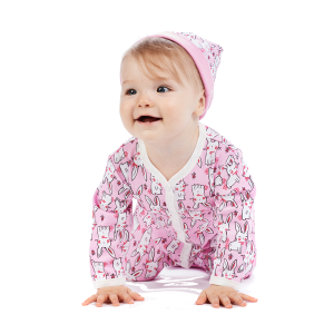 Комбинезон Милые кролики цветной