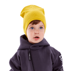 Комплект шапок 2 шт.: бежевая, карри.