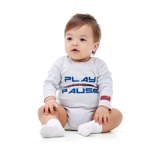 Боди Больше пространства серый меланж