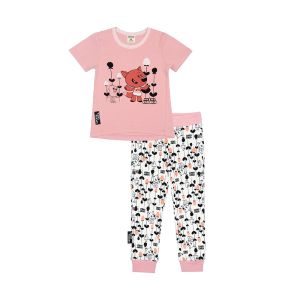 Пижама с брюками МИ-МИ-МИШКИ© розовая