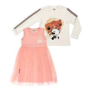 Платье и толстовка (комплект) МИ-МИ-МИШКИ©