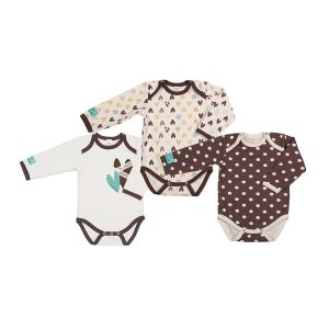 Комплект боди Улитки длинный рукав 3 шт.