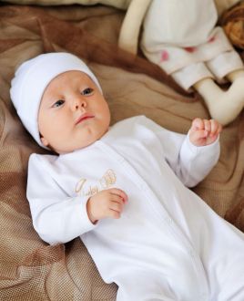 Шапочка Ангелочки белая