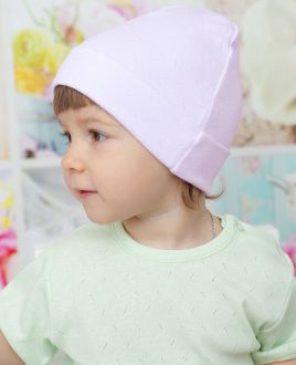 Шапочка Ажур розовая