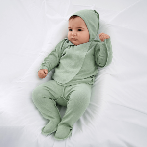 Комплект ползунков Ажур 3 шт. латте