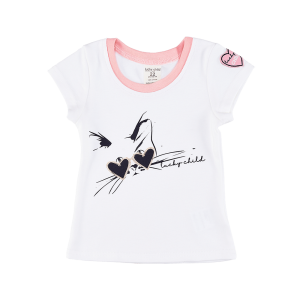 Футболка Ты и Я молочная