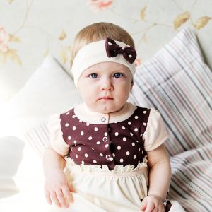 Повязка с бантом Летнее кафе