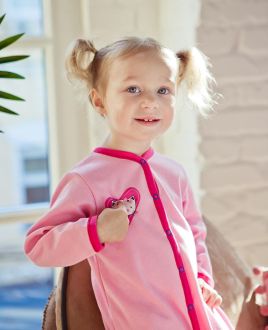 Комбинезон Love розовый