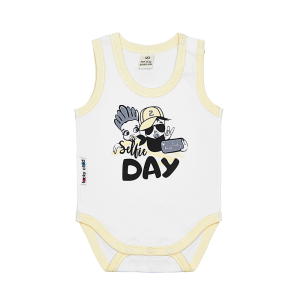 Боди Селфи без рукавов экрю