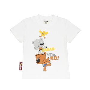 Футболка МИ-МИ-МИШКИ© молочная