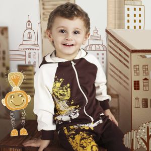 Курточка на молнии с капюшоном Улицы