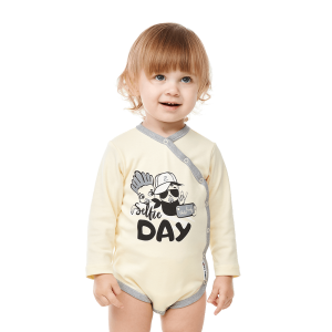 Боди Селфи с длинным рукавом экрю