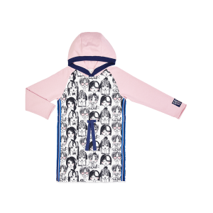 Платье Скажи ДА футер цветная