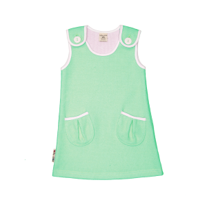 Сарафан Полоски зелёный