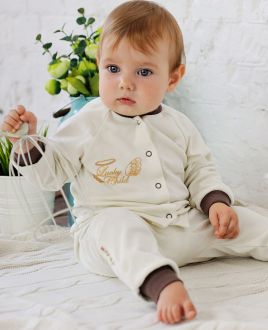 Кофточка Ангелочки молочная