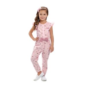 Комбинезон Принцесса Сказки розовый без рукавов