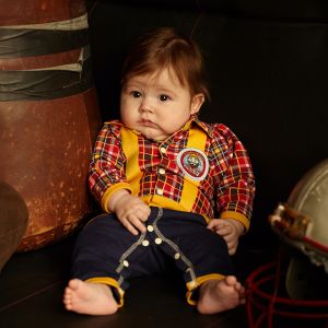 Комбинезон на кнопках Мужички футер