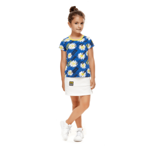 Юбка Любит - не любит молочная