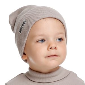 Шапка бежевая кашкорсе