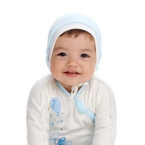 Чепчик Селфи голубой