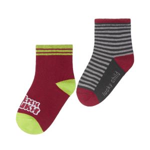 Носки МИ-МИ-МИШКИ© бордовые 2 шт.