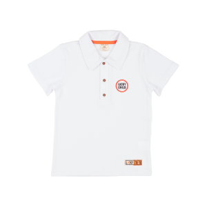 Футболка-поло Крокодилы белый