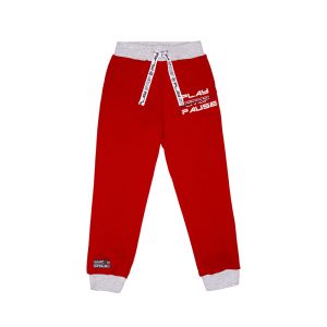 Брюки Больше пространства красные футер