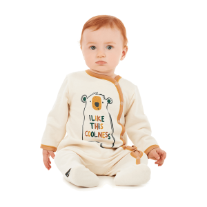 Комбинезон Зимние каникулы бежевый