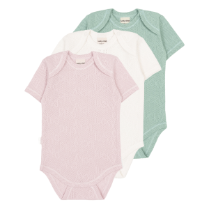 Комплект боди Ажур 3 шт. пудра