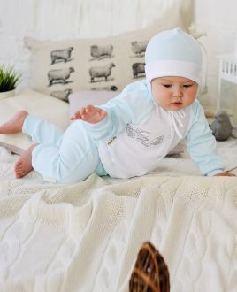 Штанишки Ангелочки голубые