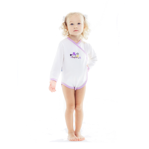 Боди с длинным рукавом Весёлые нотки молочный