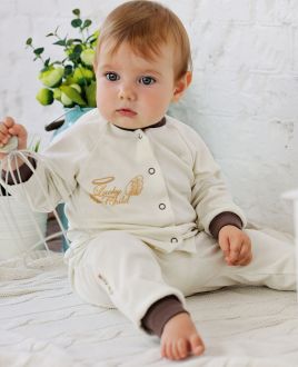 Штанишки Ангелочки молочные