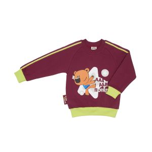 Толстовка МИ-МИ-МИШКИ© бордовая