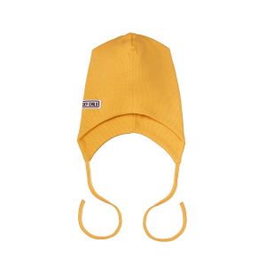 Шапка с завязками карри кашкорсе