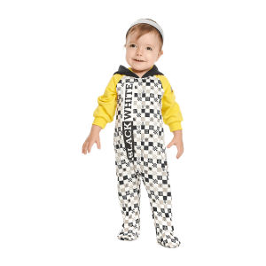 Комбинезон Чёрное и белое клетка Комбинезон Чёрное и белое клетка