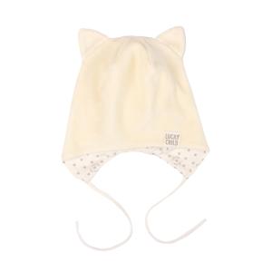 Шапка-котик Велюр экрю Шапка-котик Велюр экрю