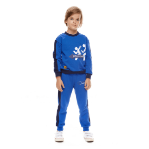 Брюки Трафик голубые футер