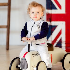 Костюм Крестики-нолики серый с капюшоном