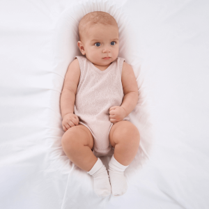 Комплект боди-маек Ажур 3 шт. латте