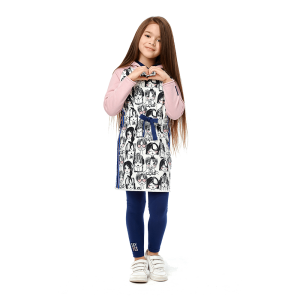 Платье Скажи ДА футер цветная