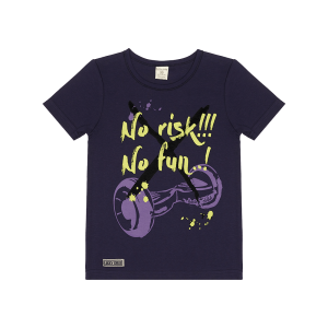 Футболка No risk синяя Футболка No risk синяя