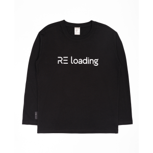 Лонгслив Мама знает как! черный «RE Loading»