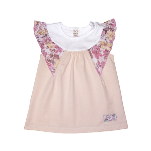 Футболка с рукавчиками-крылышками Футболка с рукавчиками-крылышками