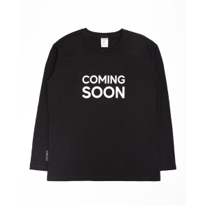 Лонгслив Мама знает как! черный «COMING SOON»